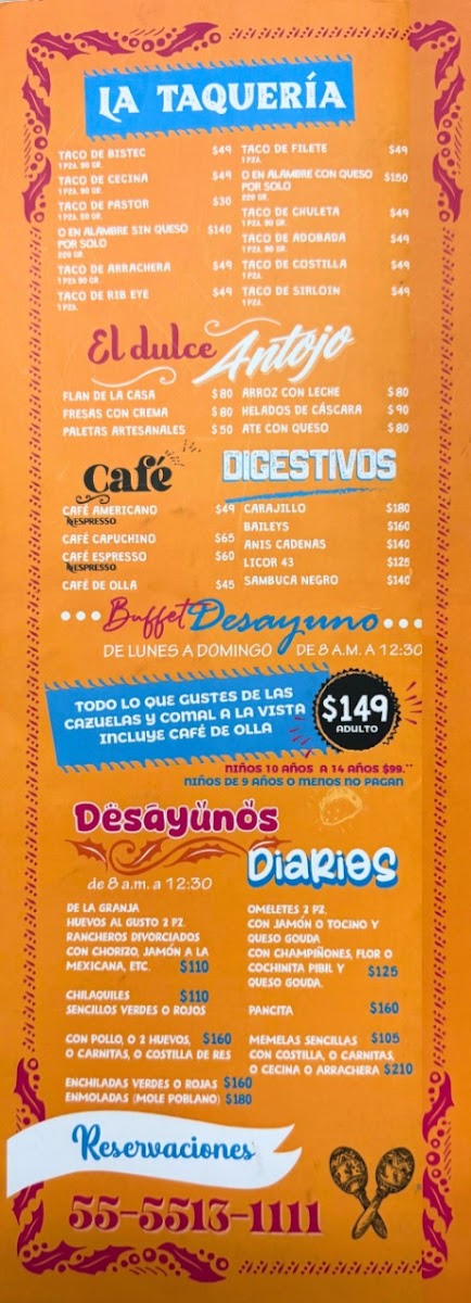 La Adelita Menu - Image 2