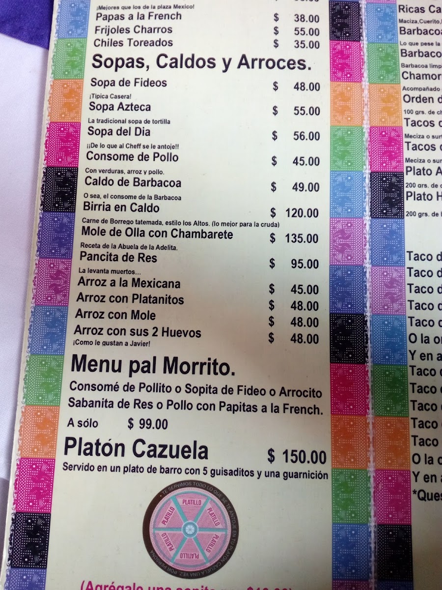 La Adelita Menu - Image 4